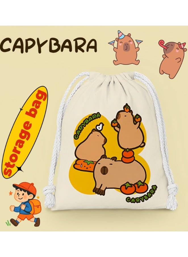 CityRiya-Long Capybara Themed Surprise Box 31PCS, Cute Kawaii Capybara Toys and Accessories Set, Merchandise Collectible Gift Box Blind with Fidget Toys, Stationery, Hair Accessories, Perfect Birthday and Holiday Gift for Kids (ST-46) - Image 4