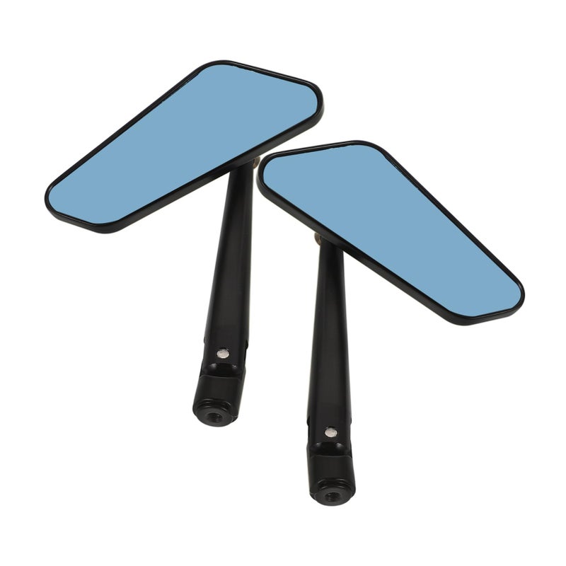 Aluminum Alloy Low Profile Rearview Mirrors for Motorcycles and ATV Handlebar - Image 2