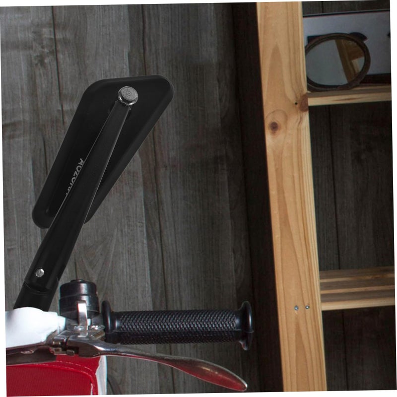 Aluminum Alloy Low Profile Rearview Mirrors for Motorcycles and ATV Handlebar - Image 4
