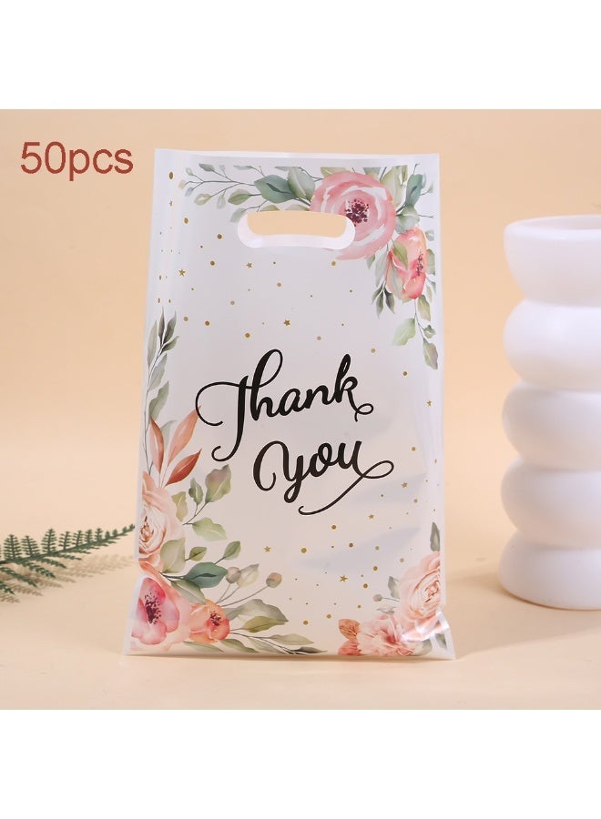 50 حقيبة هدايا رمضان، حقائب هدايا الحفلات، حقائب توزيع الهدايا للأطفال، حقائب حلوى العيد، حقائب هدايا بلاستيكية لحفلات أعياد الميلاد - Image 1