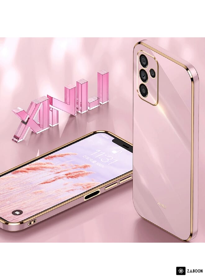 جرين تايجر حافظة لهاتف سامسونج جالاكسي A14 5G XINLI حافة مستقيمة 6D مطلية بالكهرباء (أسود) - Image 5