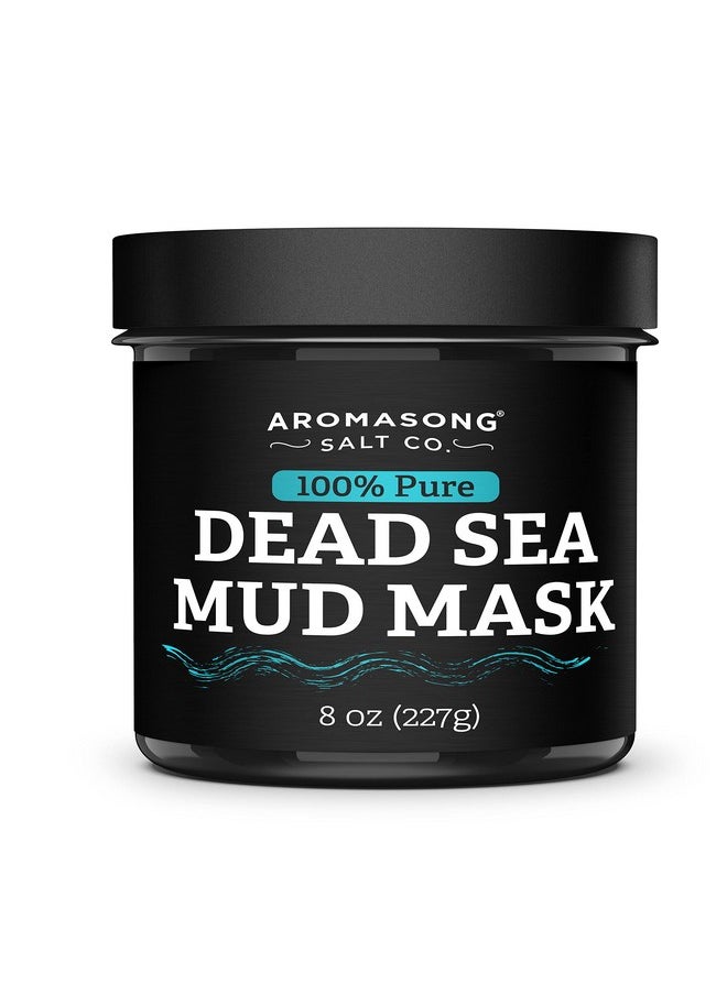 Aromasong - 8 Oz Dead Sea Mud Mask - Face Mask For Men & Women, Natural Pore Mask, Face Mask & Blackhead Mask, Deep Cleansing Mud Mask For Oily Skin With Mineral-Rich Formula - Image 1