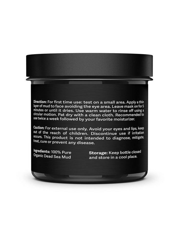 Aromasong - 8 Oz Dead Sea Mud Mask - Face Mask For Men & Women, Natural Pore Mask, Face Mask & Blackhead Mask, Deep Cleansing Mud Mask For Oily Skin With Mineral-Rich Formula - Image 1