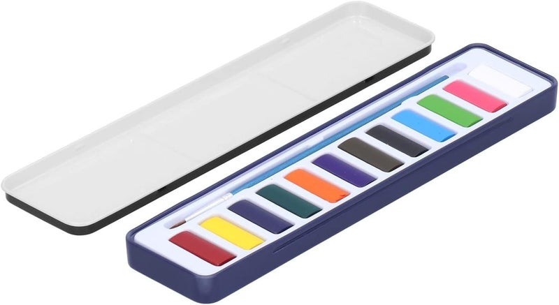 53 Arts 53ARTS® 12 Colors Solid Watercolor Paints in Metal Case Dry Watercolor - Image 5