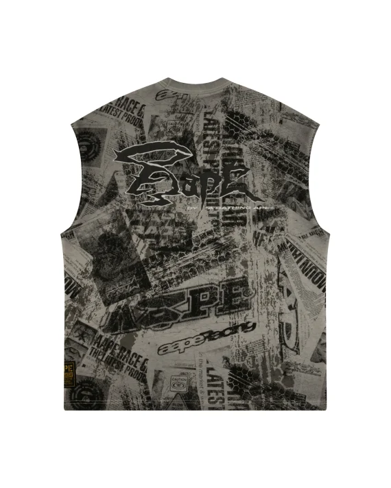 Aape BY *A BATHING APE® AAPEUNVS printed tank top