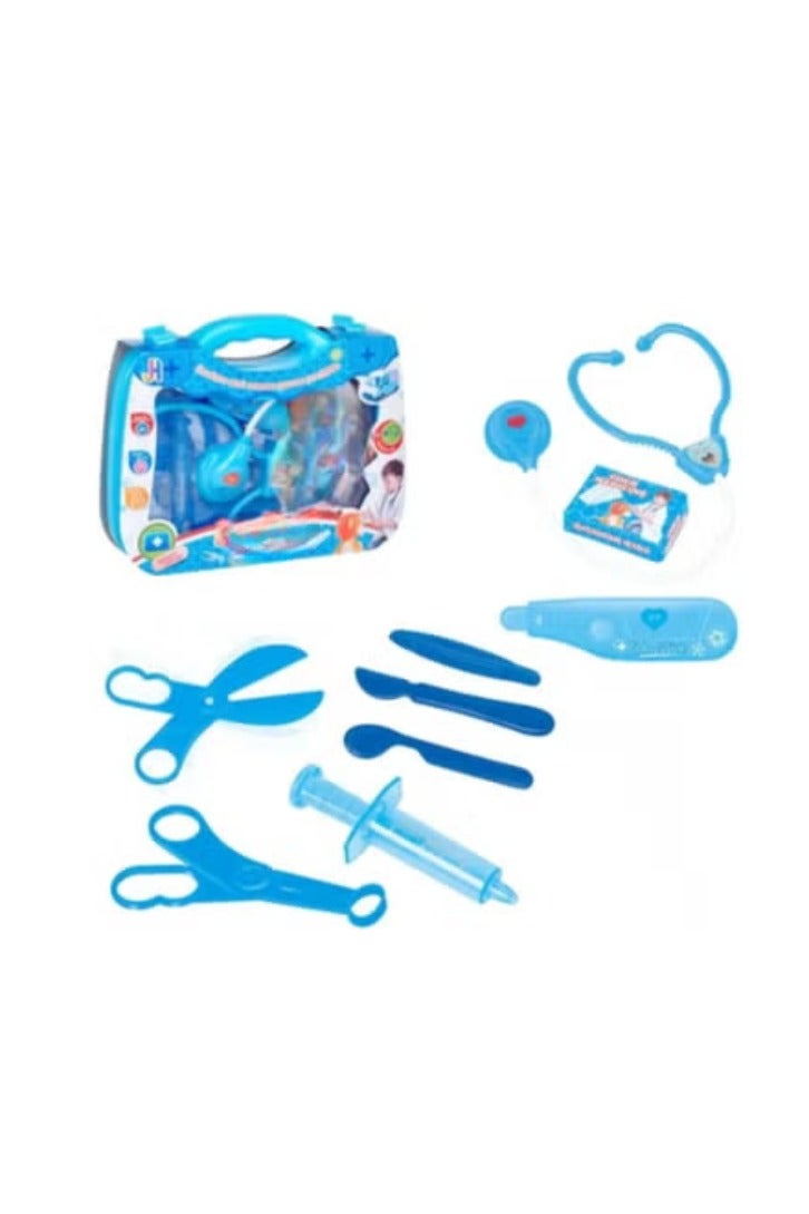 TOY GARDEN 10-Piece Toy Doctor Set with Carry Case – Pretend Play Medical Kit for Kids - Image 1