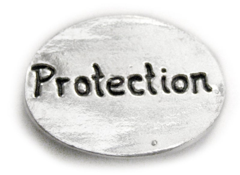 Basic Spirit Angel / Protection Pocket Token (Coin) Handcrafted Pewter Home Lead-Free CN-34 - Image 2