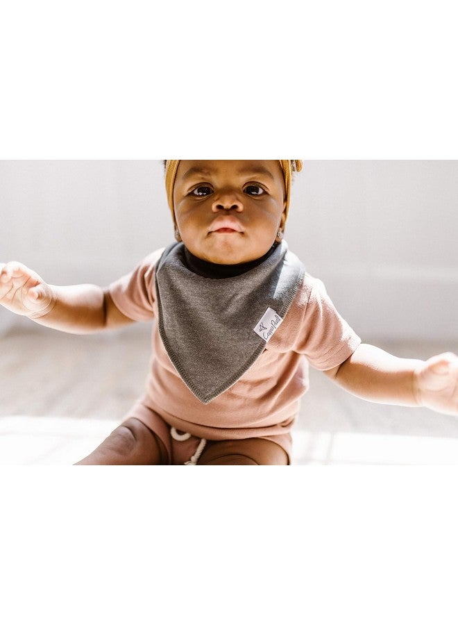 Copper Pearl 4 Pack Soft Cotton Baby Bibs for Drooling and Teething, Absorbent Drool Bibs for Baby Girl and Boy, Adjustable to Fit Newborns to Toddlers, Tons of Styles (Lennon) - Image 2