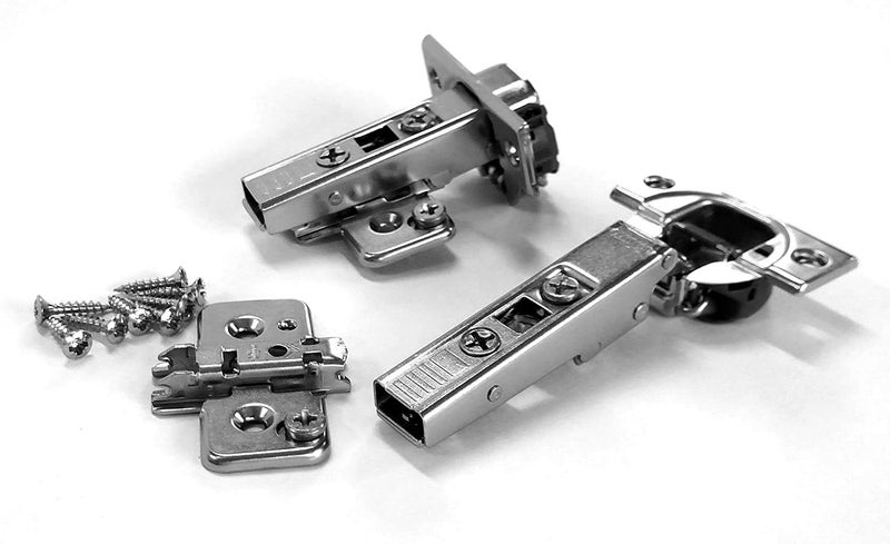Blum Clip top BLUMOTION Soft Close Hinges, A Frameless 110 Degree Hinge That is Self Closing & Includes Mounting Plates (Full Overlay - 8 Pack) - Image 5
