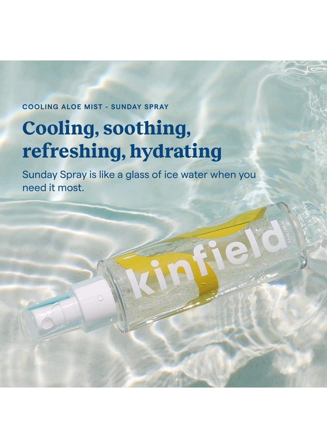 Kinfield - Infield Sunday Spray Cooling Aloe Mist Refreshing After Sun Spray Instantly Soothes Sunburned And Stressedout Skin Crueltyfree Skincare 3.0 Oz / 89 Ml - Image 1