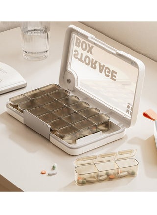 Detachable pill box