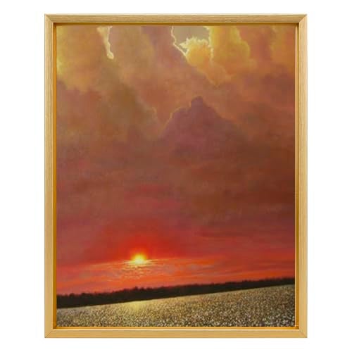 YIVIVEN 8x10 Canvas Floater Frame, Floater Frame for 0.6"-0.9" Deep Canvas Painting, Floating Frames for Oil Paintings, Painting Frames Kit(8"x10", Gold) - Image 2