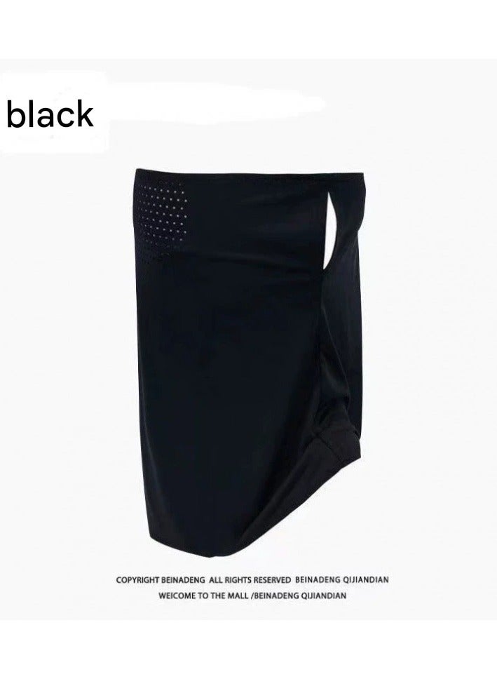 Goolsky Summer Ice Silk Sun Protection Face Veil Unisex Full Face UV Shield Long Neck Cover Cycling Neck Gaiter  - Image 2