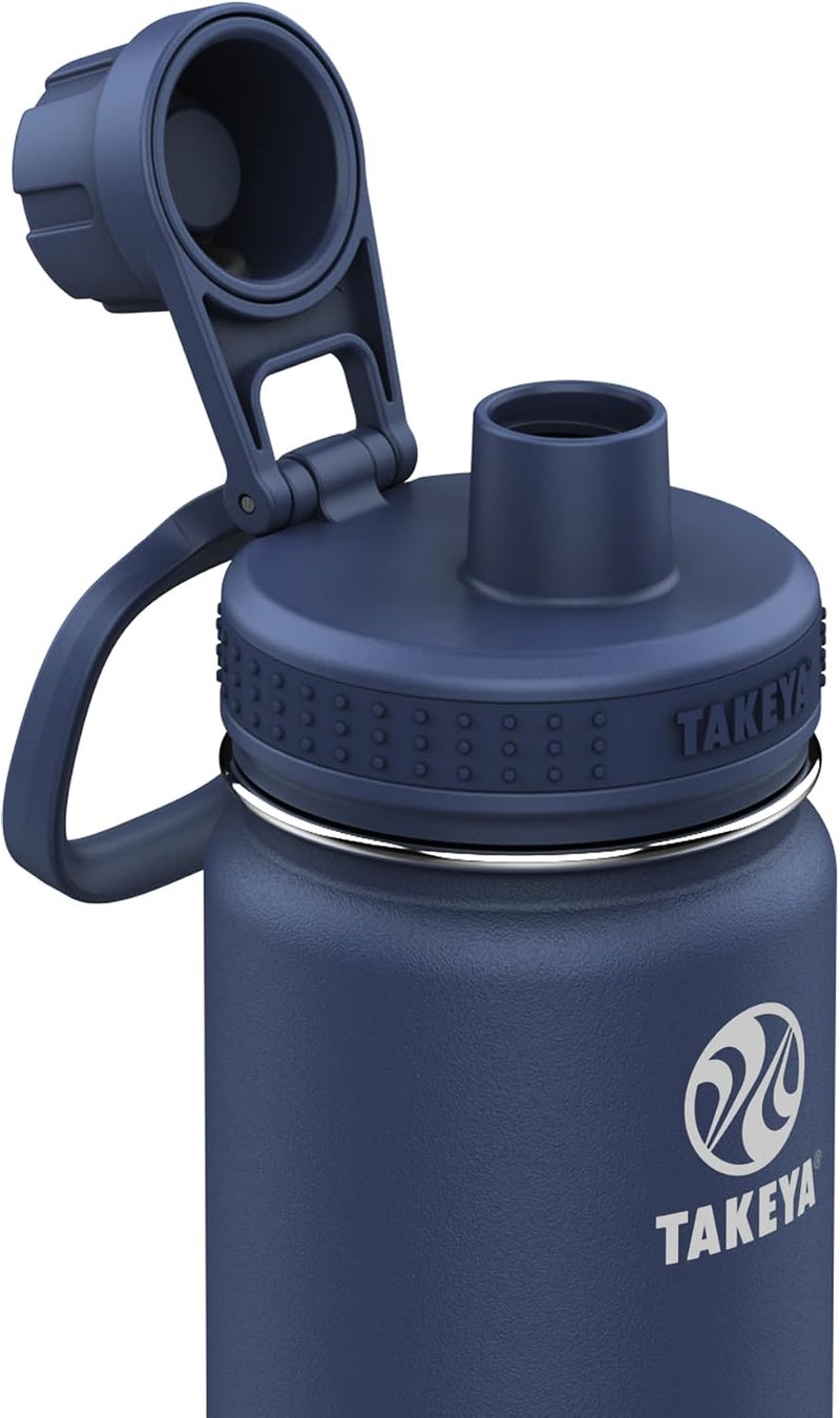 Takeya Actives Insulated Stainless Steel Water Bottle with Spout Lid 18 oz 51064 - Image 1