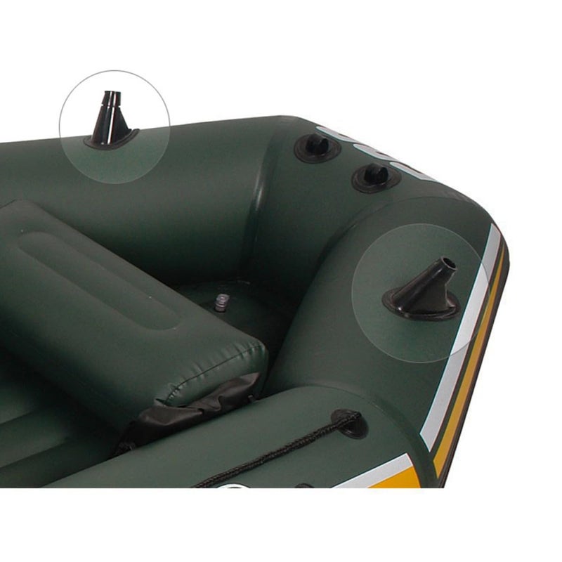 Black Plastic Fishing Rod Holder Adhesive Bracket Tackle Support For Kayaks Inflatable Boats - Image 4
