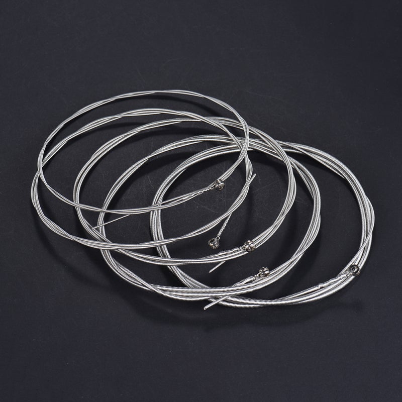 Orphee Electric Bass Strings Hexagonal Steel Core Nickel Round Wound 6-String Bass Replacement - Rich Pure Tone Well-Balanced Vibration for Professional Playing - Image 1