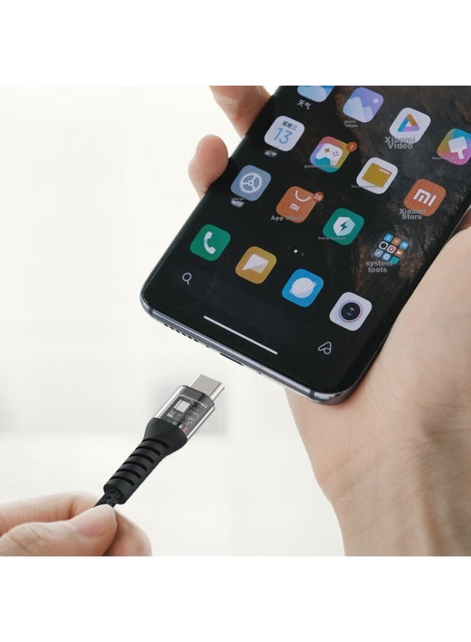 SHARGE Shanji 100w Charging Cable, Apple 16 Fast Charging Cable, Type-c Data Cable, Pd Fast Charging, Suitable For Iphone 15, Huawei, Xiaomi 14, Laptops, Macbook Pro, Tablets, Ipad - Image 2
