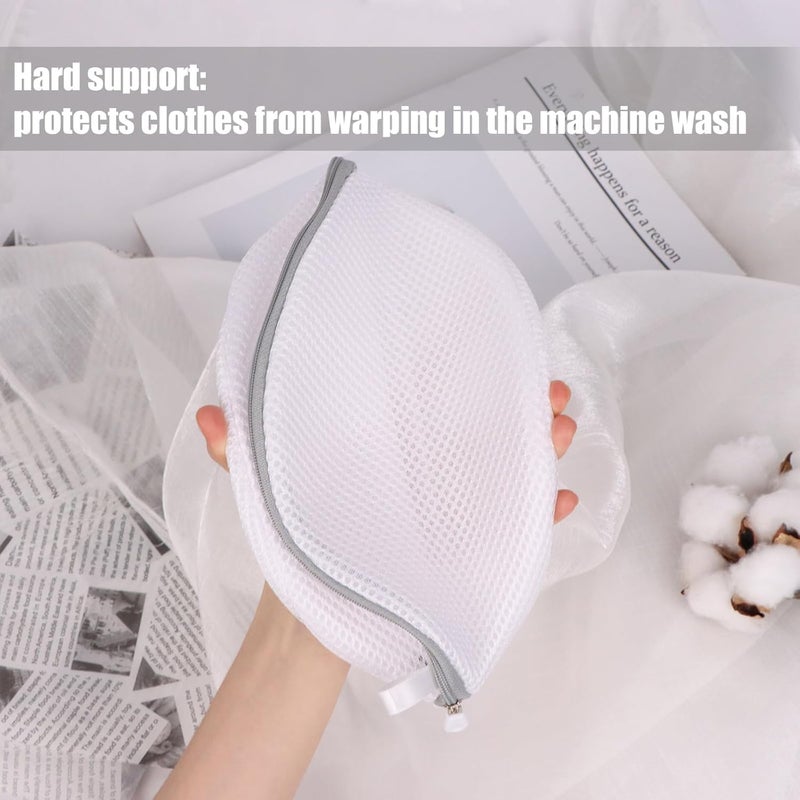 EARTHCONE EARTHCONE 2Pcs Washing Machine Undergarment Wash Bags For Zipper Laundry Net Mesh Bags Clothing With Various Storage Laundry  - Image 5