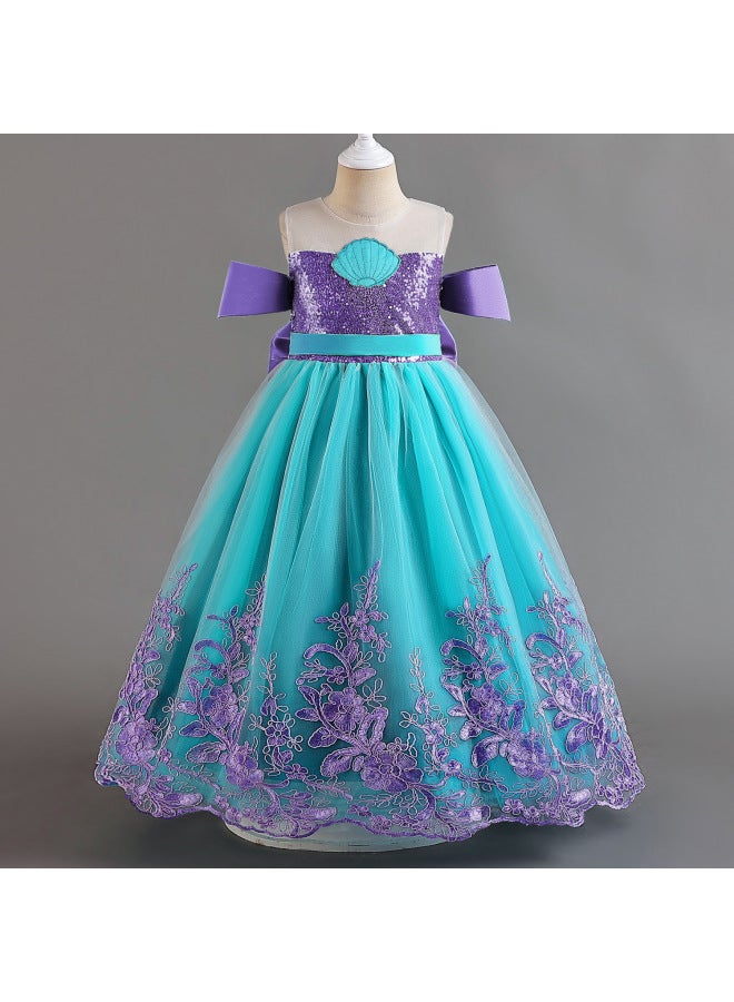 Mermaid Princess Dress Dress Lace Lace New Girls' Halloween Christmas Event Dress