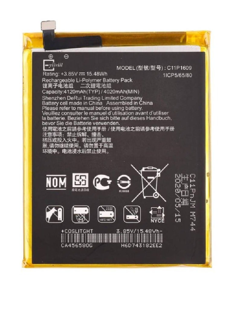 GENNEXT Replacement Battery For ASUS Zenfone 3 Max 5.5 ZC553KL X00DDA Built-in Battery High Quality - Image 1