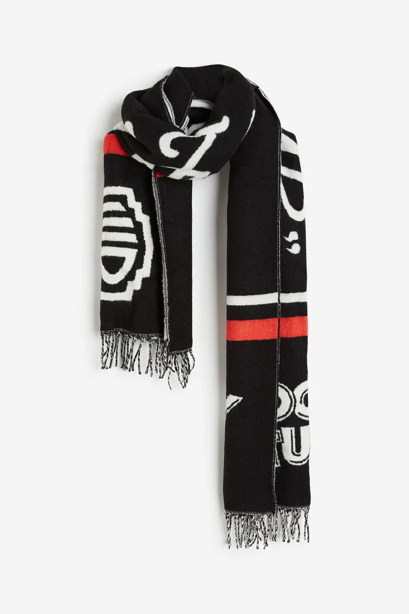 اتش اند ام Jacquard-Weave Scarf