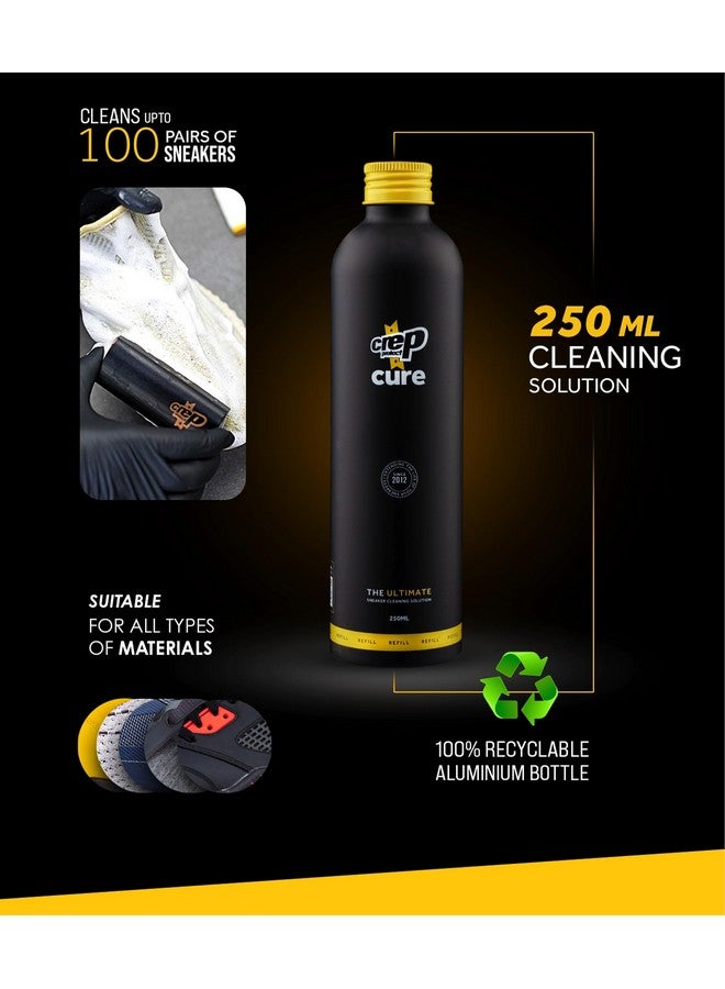 Crep protect Crep Protect Cure Sneaker Cleaner - Ultimate Shoe Cleaning Solution for Leather, Suede, Nubuck, Canvas, Nylon, Vinyl - 8.4 Oz - Image 2