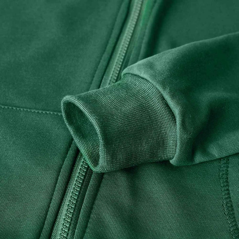 Spring&Gege Youth Solid Full Zipper Hoodies Soft Kids Hooded Sweatshirt for Boys and Girls Size 11-12 Years Dark Green - Image 5
