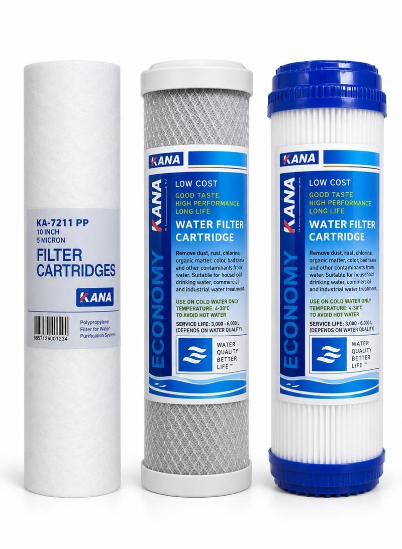 Kana Set Of 3 Stage Kana Filter Of Domestic Desalination Device - Image 1