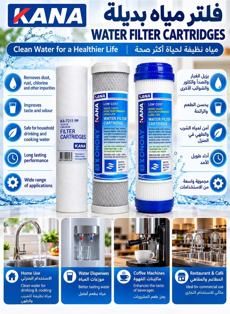 Kana Set Of 3 Stage Kana Filter Of Domestic Desalination Device - Image 2