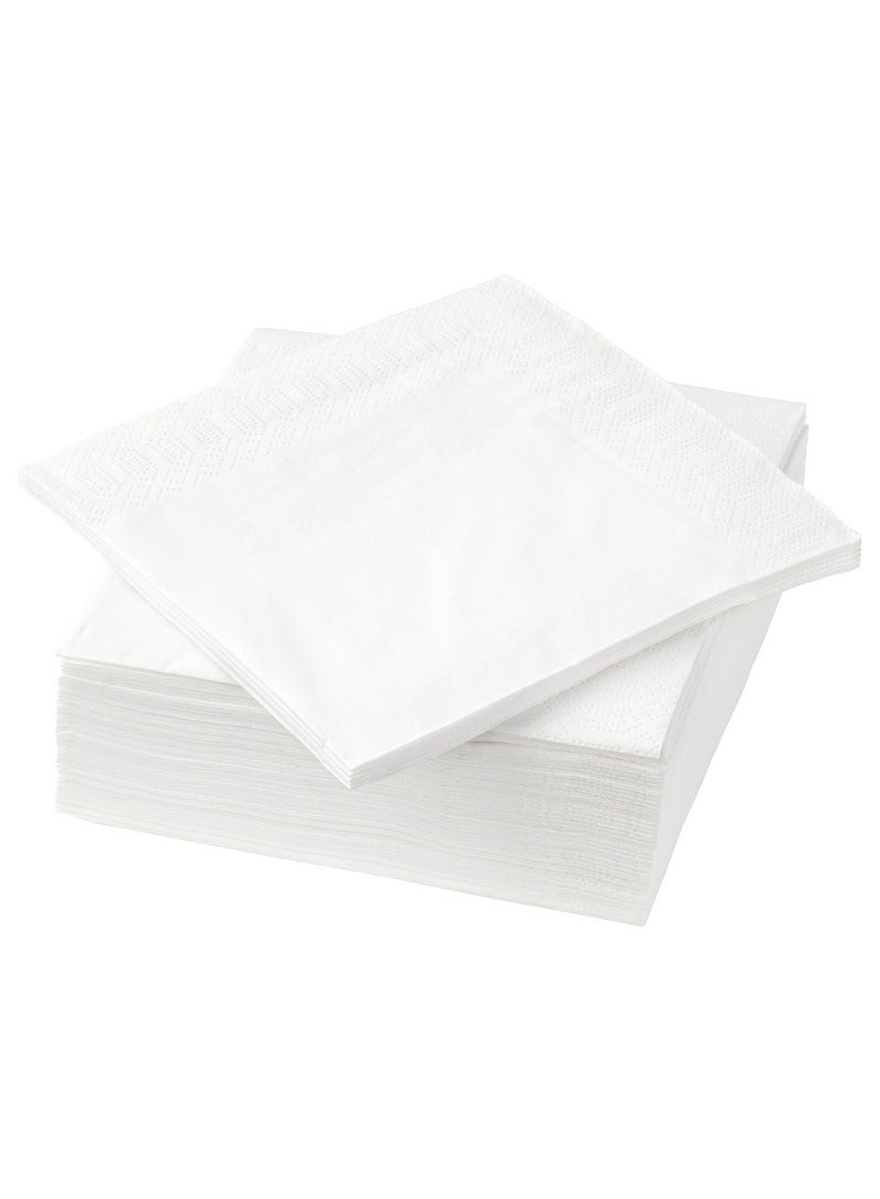 Baitique Paper Napkin, White, 24x24 cm, Pack of 50 - Image 1