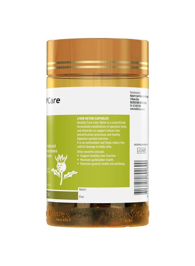 Healthy Care Healthy Care Liver Detox 100 Capsules  - Image 2
