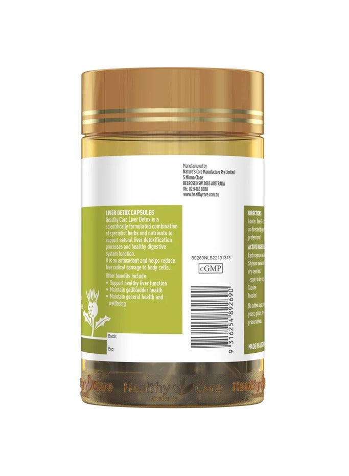 Healthy Care Healthy Care Liver Detox 100 Capsules  - Image 4