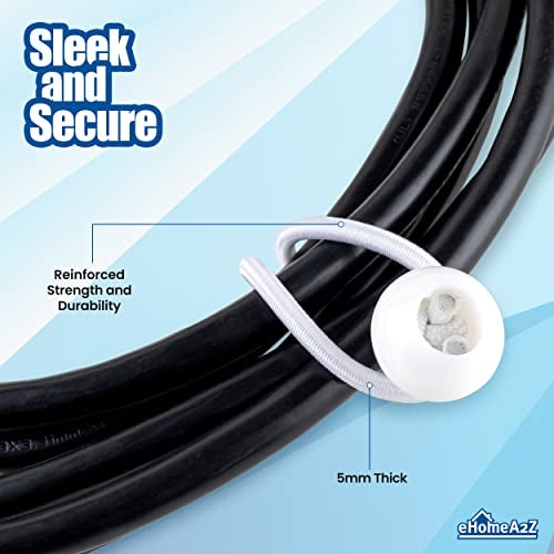 EHOMEA2Z Ball Bungee Cords 25 Pack 6-inch Diameter Bungee Balls for Canopy, Net, Posts, Garden, Tools, Cords, 5mm Weather-Resistant Cord, 100% Latex UV Treated - Ideal for Indoor and Outdoor Use - Image 4