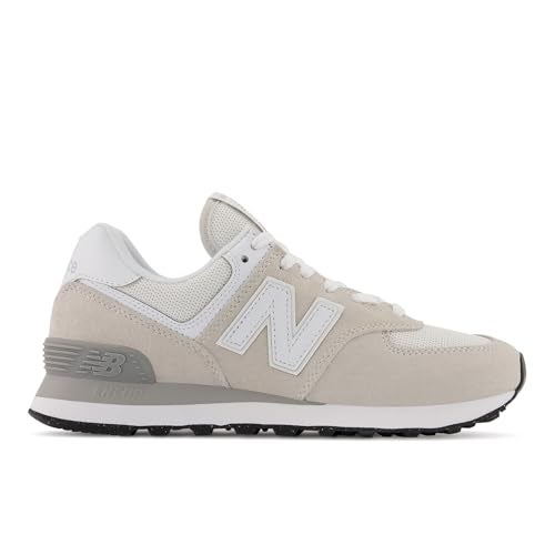New Balance Women's 574 Core Sneaker, Nimbus Cloud/White, 7 - Image 3