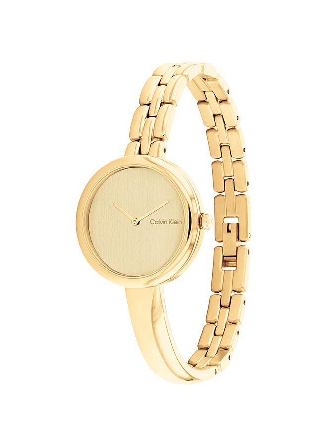 CALVIN KLEIN Women's Analog Round Shape Stainless Steel Wrist Watch 25200279 - 28 Mm - Image 3