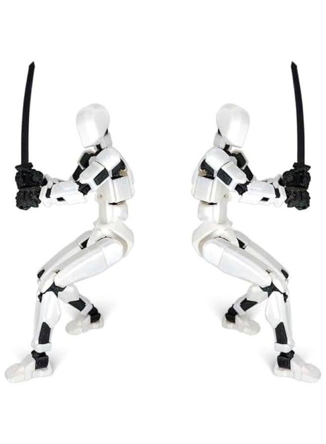 Lucky Dummy T13 Figure, 3D Printed Multi-Articulated Robot, Titan 13 Action Mannequin Activity Model Full Body  - Image 2