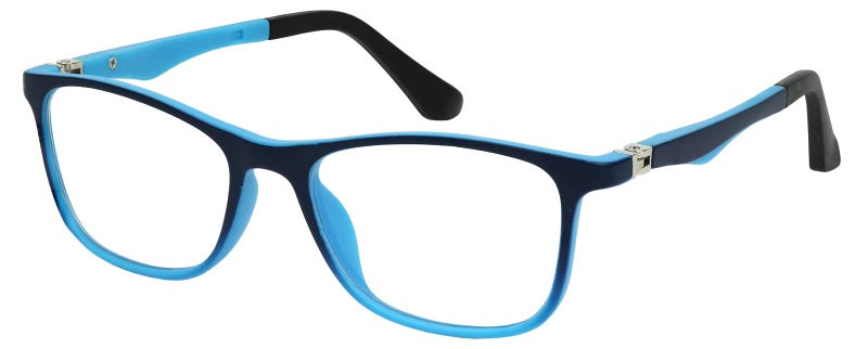 Yogo Vision Kids Blue Light Blocking Glasses Computer Eyeglasses Boys Girls Square Frames Anti Strain Reduce Glare (1 Pack) - Image 1