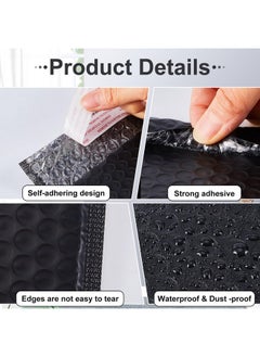 Henoyso 100 Pcs Large Bubble Mailer 4 Sizes Self Adhesive Waterproof Padded Envelopes Cushioning Seal Bubble Shipping Envelopes For Mailing Packaging Small Business Packing Supplies  - Image 4