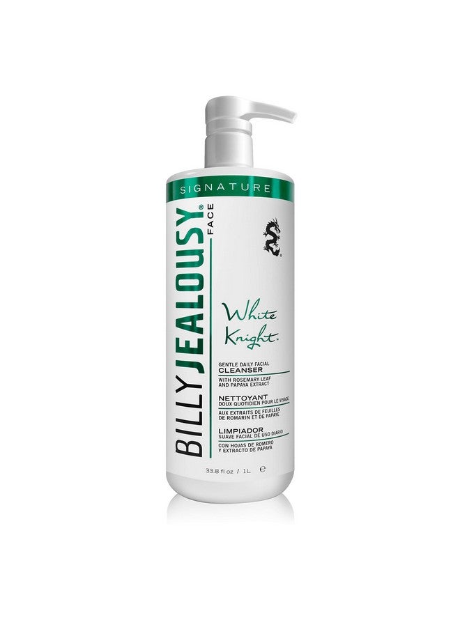 Billy Jealousy White Knight Gentle Daily Facial Cleanser With Nonabrasive Exfoliators Ideal For All Skin Types, Men'S Face Wash Formulated With Apple Amino Acids & Papaya Extract, 33.8 Fl Oz  - Image 1