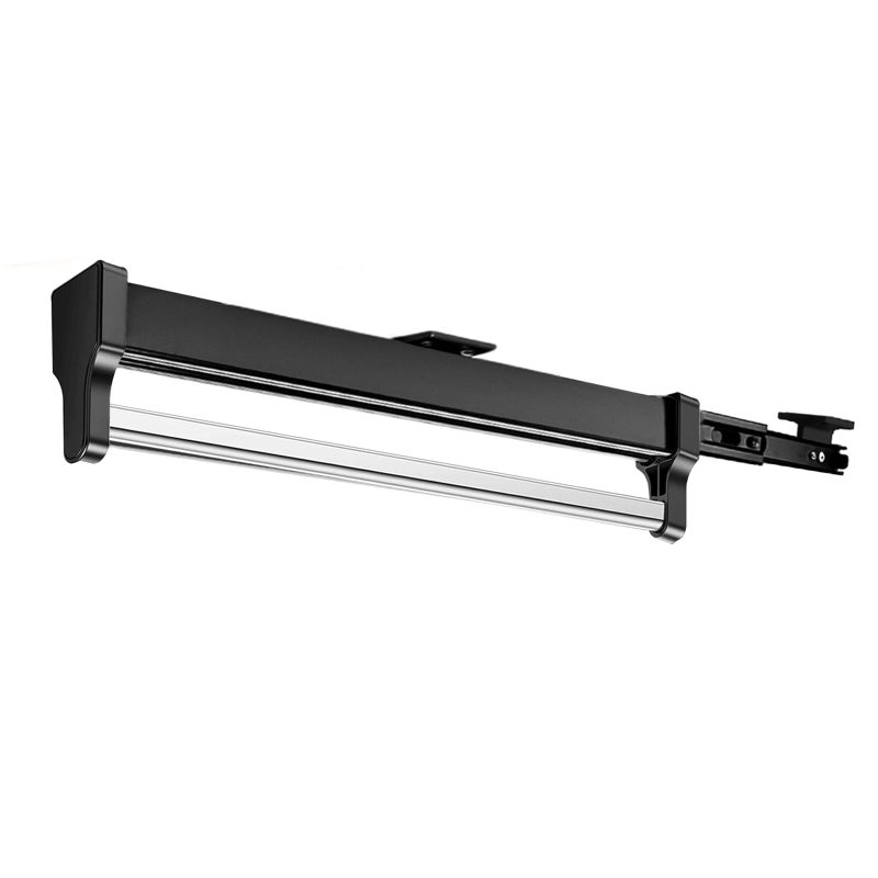 Pull Out Clothes Hanger Rail for Closet Adjustable Heavy Duty Steel Clothes Storage Hanger Rack Bar for Pants Coats 497mm196inch