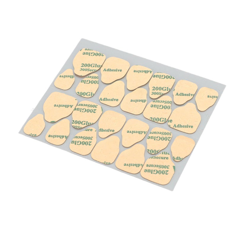 50 Sheets Nail Adhesive Tabs Double Side Nail Glue Sticker Resin Water Reistant Nail Glue Sticker for Home Nail Salon - Image 3