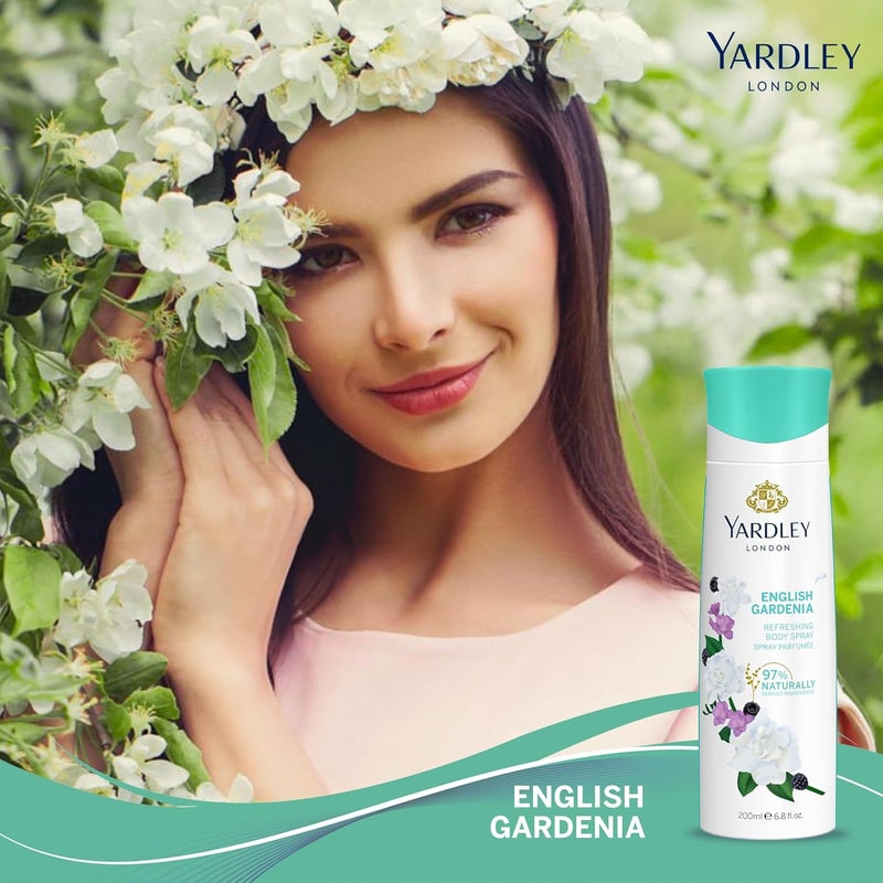 Yardley London English Daisy Body Spray - 200ml - Image 3