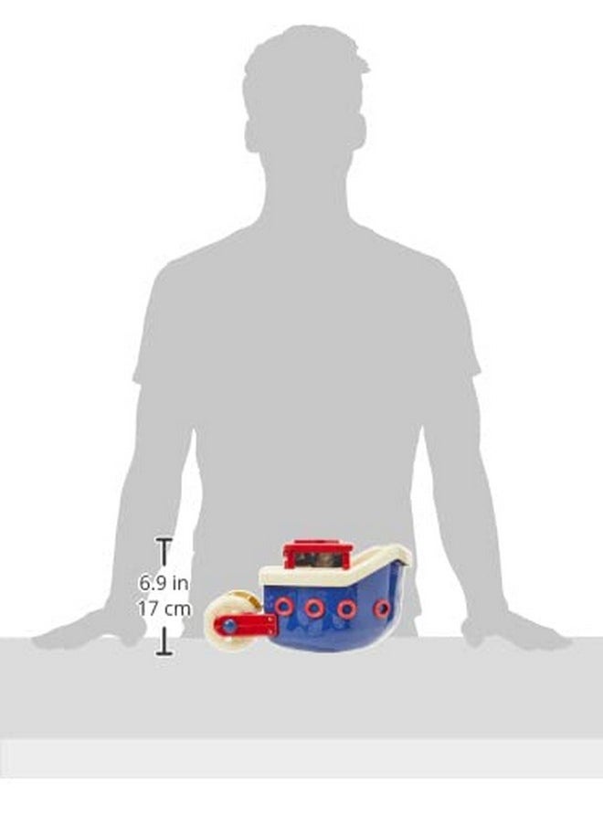 بي. تويز ألعاب ب. - مجموعة ألعاب حمام مائية - ألعاب حمام للأطفال - قارب وملحقاته - ألعاب حوض للأطفال الصغار - سمكة ورذاذ - من عمر سنة فما فوق  - Image 3