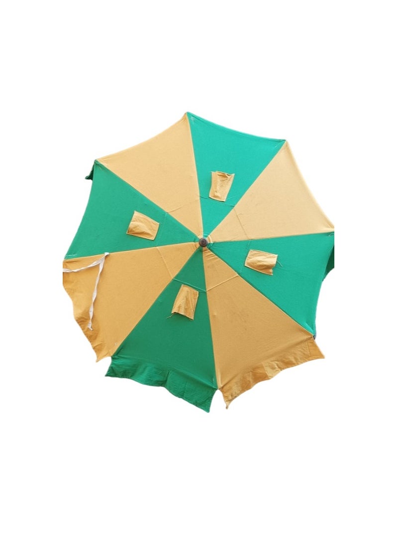 ايجيبت انتيكس شماسي بحر قماش دك الون مختلفة صناعة يدوية من ايجيبت انتيكس (قطر 2 متر ) - Image 4