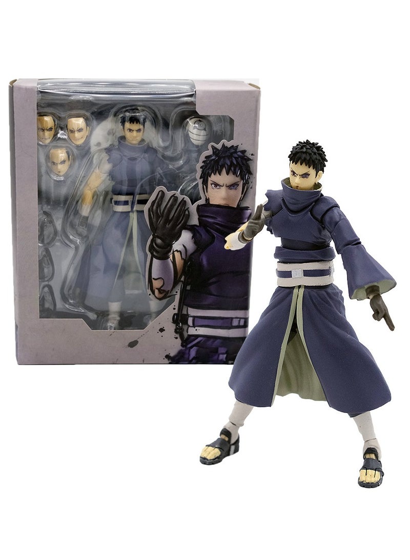 عام موديل للتماشي وزخرفة في شكل أوبي يارث (Uchiha Obi - earth) في وضعية الوقوف، به شكل موجة عملاقة ويدين مزدوجتين. - Image 1