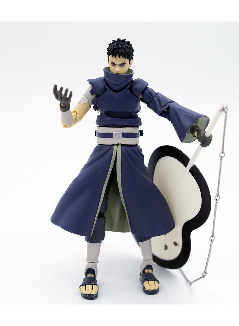 عام موديل للتماشي وزخرفة في شكل أوبي يارث (Uchiha Obi - earth) في وضعية الوقوف، به شكل موجة عملاقة ويدين مزدوجتين. - Image 3