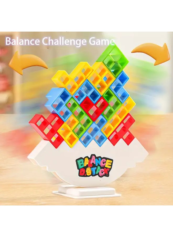 Balance Tower Stacking Game 42pcs Interactive Tabletop Challenge Building Blocks Set - Image 2