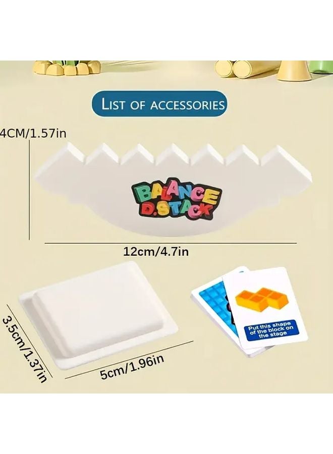 Balance Tower Stacking Game 42pcs Interactive Tabletop Challenge Building Blocks Set - Image 5