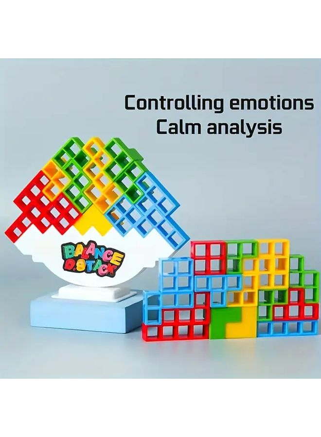 Balance Tower Stacking Game 42pcs Interactive Tabletop Challenge Building Blocks Set - Image 3