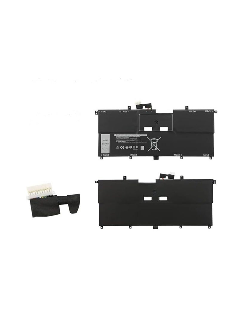 Zexen - NNF1C HMPFH Battery for/Dell' XPS 13 9365 2-IN-1 2017 P71G P71G001 XPS 13-9365-D1605TS XPS 13-9365-D1805TS 13-9365-D2805TS 13-9365-D3605TS 13-9365-D3805TS D4605TS 0NNF1C NP0V3 - Image 1